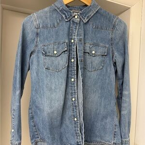 J. Crew Blue Denim Shirt
